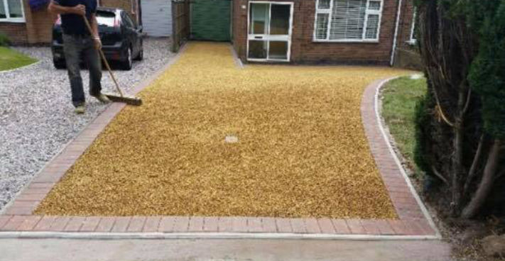 Gravel driveway